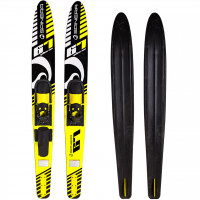 Лыжи парные прогулочные Spinera Combo Ski yellow sea 67" (19514)