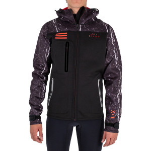 Термокуртка мужская Jetpilot X1 Hooded Tour Coat Grey black/Marble S21 (210310) 