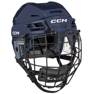 Шлем с маской CCM Tacks 310 Combo S26 JR navy 