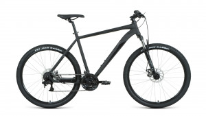 Велосипед Forward Apache 27.5 2.2 D черный матовый/черный рама 19&quot; (2022) 