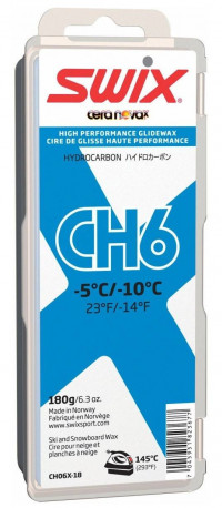 Мазь скольжения Swix CH6X Blue -5C / -10C 180 гр (CH06X-18)
