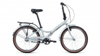 Велосипед Forward ENIGMA 24 3.0 серебристый/белый 14" (2022)