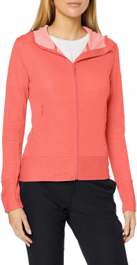 Толстовка Salomon Right Nice Mid Hoodie calypso coral midlayer jacket womens