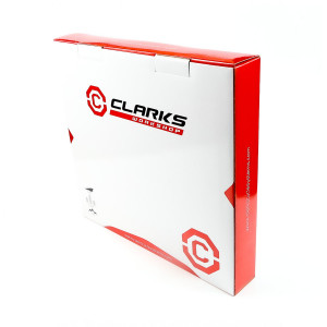 Рубашка тросика перекл. CLARKS IGOC4DB 3-239 MTB/Road 4мм красная б/загл. (30м) 