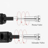 Насос ручной ROCKBROS JG-PB-004 со шлангом, 160 PSI - Насос ручной ROCKBROS JG-PB-004 со шлангом, 160 PSI