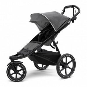 Коляска детская Thule Urban Glide 2 black/grey melange 