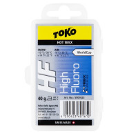 Парафин высокофтористый TOKO HF Hot Wax Blue (-10°С -30°С) 40 г.