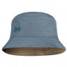 Панама Buff Travel Bucket Hat Zadok Blue-Olive - Панама Buff Travel Bucket Hat Zadok Blue-Olive