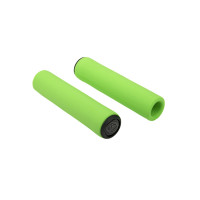 Ручки на руль AUTHOR 8-33402032 AGR SILICONE ELITE 130мм Green-Neon 96г. силиконовые неоновые