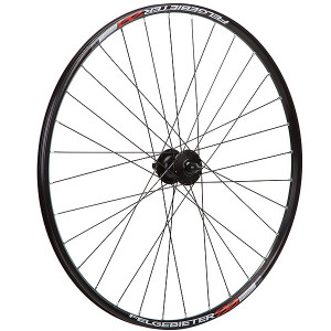 Колесо 29&quot; перед, двустен пистон.обод 32 отв., втулка Shimano HB-M475-L DEORE алюм под диск 6 болт, эксцентрик, насып. подшип. Черн 