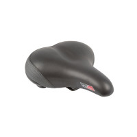 Седло VELO 6-146256 END ZONE комфорт 261х216мм VL-6256 эластомер. черное