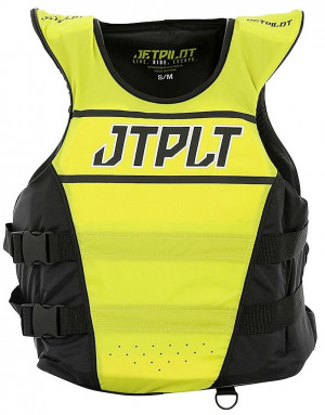 Спасательный жилет для гидроцикла нейлон мужской Jetpilot Matrix Race Nylon Vest ISO 50N Yellow/Black 1904302 (2020) 