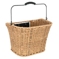 Корзина плетёная Oxford Magdalen Rattan Front QR Basket с креплением