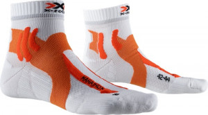 Термоноски X-Socks Marathon Men Arctic white/sunset orange (2021) 