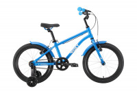 Велосипед Stark Foxy Boy 18 голубой/серебристый (2022)