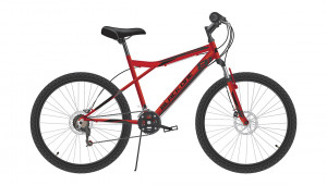 Велосипед Black One Element 26 D красный/серый/черный рама: 20&quot; (2022) 