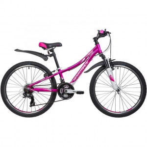 Велосипед Novatrack Katrina 24&quot; фиолетовый рама: 12&quot; (2024) 