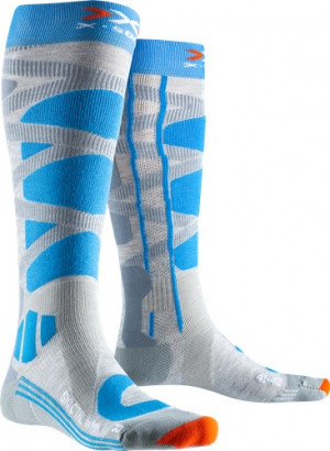 Носки X-Socks Ski Control 4.0 Women G160 grey melange/turquoise 