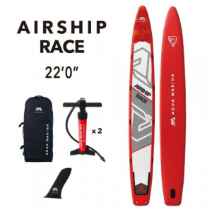 SUP-доска надувная для группы людей Aqua Marina Airship Race 22&#039;0&quot; (2025) 