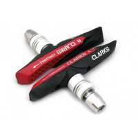 Торм. колодки CLARKS 3-335 CPS-958 цветные всепогодные 72мм с крепежом 2 спец. водоотвод. профиля