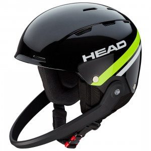 Шлем Head Team SL + Chinguard black/lime (2020) 