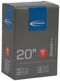 Велокамера 20" Schwalbe SV7 20'x1.50-2.50 40/62-406 IB 40mm (05-10415313) Велокамера 20" Schwalbe SV7 20'x1.50-2.50 40/62-406 IB 40mm (05-10415313)