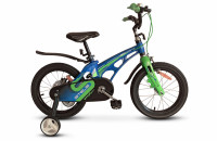 Велосипед Stels Galaxy 14" V010 синий/зеленый (2021)