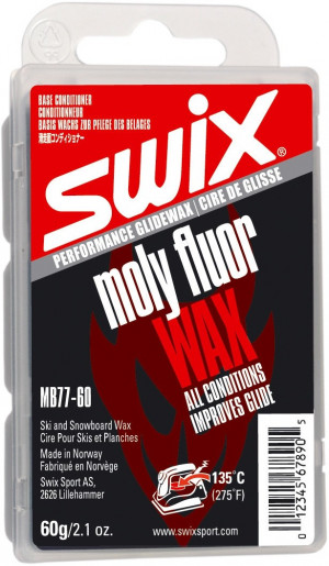 Мазь скольжения Swix Moly Fluoro Base Conditioner 60 гр (MB077-6) 