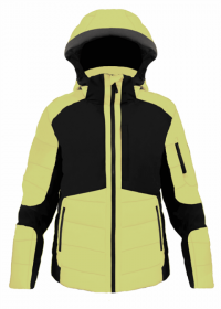 Горнолыжная пуховая куртка Vist Alessio U0200AA Down Ski Jacket black-black-s. lime 9999AA
