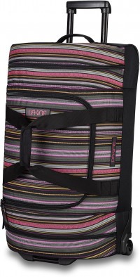 Дорожная сумка Dakine Womens Duffle Roller 58L Fiesta Fst (сиреневые полоски)