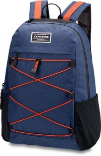 Городской рюкзак Dakine Wonder 22L Dark Navy (темно-синий с оранжевой отделкой)