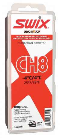 Мазь скольжения Swix CH8X Red +4C / -4C 180 гр (CH08X-18)