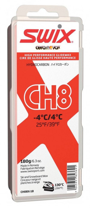 Мазь скольжения Swix CH8X Red +4C / -4C 180 гр (CH08X-18) 