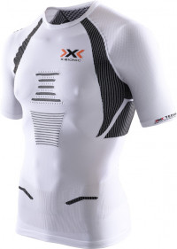 Термобелье X-Bionic футболка Running Man The Trick OW Shirt SH SL white/black