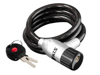 Замок тросовый KLS Coil 4,5ммх10ммх150см, ключ с подсветкой