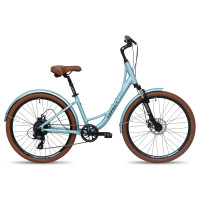 Велосипед Aspect Citylife 26" голубой рама: S (2026) Велосипед Aspect Citylife 26" голубой рама: S (2026)