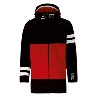 Плащ One More 301 Rain Jacket Unisex LT black/red/white 0X301W0-99CA