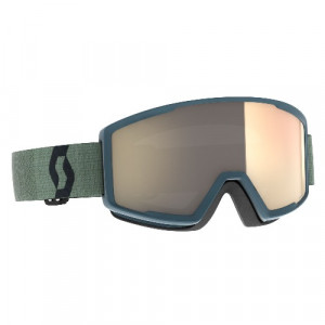 Маска Scott Factor Pro Light Sensitive Goggle soft green/black/light sensitive bronze chrome 