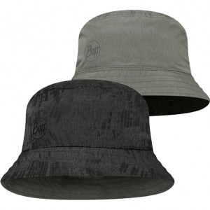 Панама Buff Travel Bucket Hat Gline Black-Grey s/m 