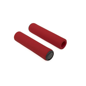 Ручки на руль AUTHOR 8-33402033 AGR SILICONE ELITE 130мм Red 96г. силиконовые красные 