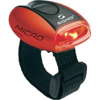 Фонарь задний Sigma Micro красный, корпус красный