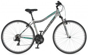 Велосипед Author Compact ASL 28" серебро/бирюза рама: 19" (2025) 