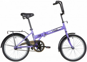 Велосипед NOVATRACK складной, TG30, 20&quot; фиолетовый (2020) 