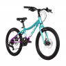 Велосипед Novatrack Katrina 6.D 20" зеленый/фиолетовый (2025) - Велосипед Novatrack Katrina 6.D 20" зеленый/фиолетовый (2025)