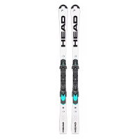Горные лыжи Head WCR e-SL Rebel SW RP WCR 14 + крепления FF ST 14 Brake 85 [A] white-black (2024)