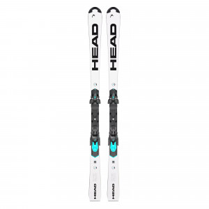 Горные лыжи Head WCR e-SL Rebel SW RP WCR 14 + крепления FF ST 14 Brake 85 [A] white-black (2024) 