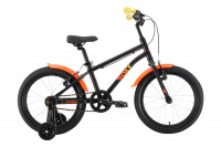 Велосипед Stark Foxy Boy 18 черный/оранжевый/желтый (2022)