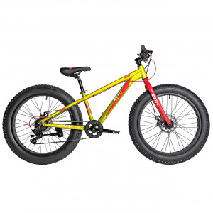 Велосипед Novatrack SUV Fatbike 24&quot; зеленый рама: 13&quot; (2024) 