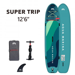 SUP-доска надувная семейная Aqua Marina Super Trip 12&#039;6&quot; S24 