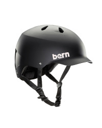 Шлем для водных видов спорта мужской Bern Watts H2O Matte Black 2020
